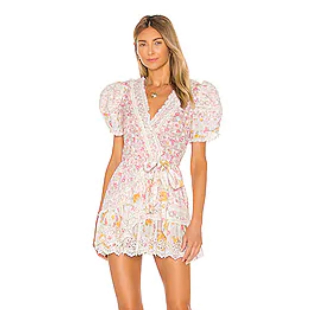NEW NWT LoveShackFancy Belen Dress, Lemonade Stand, size 2